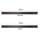 Led Track Light Rails 0.5M 2 Wire 3 Wire Connector Jointer Led Rail For Store Home Spotlight Lighting ceiling light
