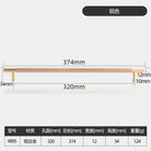 Long Knurled Aluminum Alloy Cabinet Handles – Kitchen Drawer Pulls and T-Bar Wardrobe Furniture Hardware Knurled 320mm