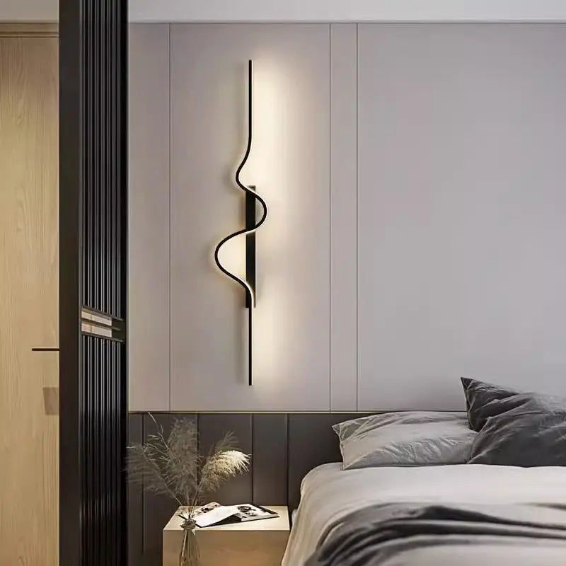 Dlight Decor Black Modern LED Wall Light Fixture
