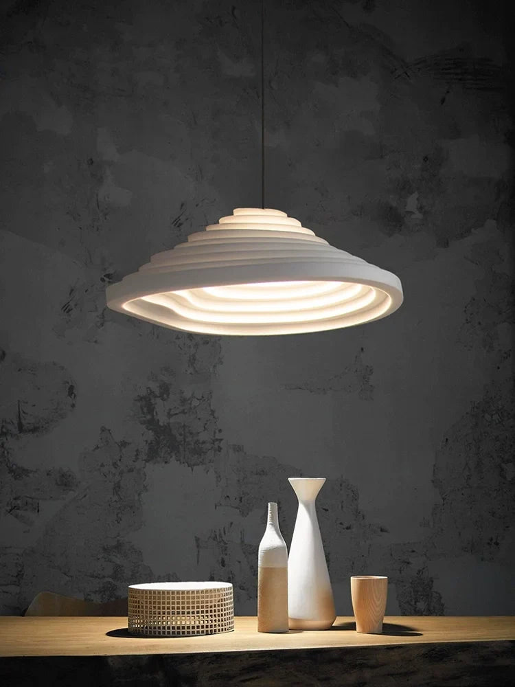 Minimalist Nordic Wabi - Sabi Led Ceiling Chandelier - Perfect For Living Rooms Dining Bedrooms And