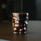 60ml Ceramic Tiki Mug – Hawaiian Cocktail Cup for Home Bars & Parties | Dlight Decor brown-type6-xixi / 60ml cups