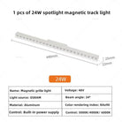 Modern Magnetic Track Lights - Embedded LED Spotlight Downlight 1 pcs 24W Spotlight / Warm light 3000K ceiling light