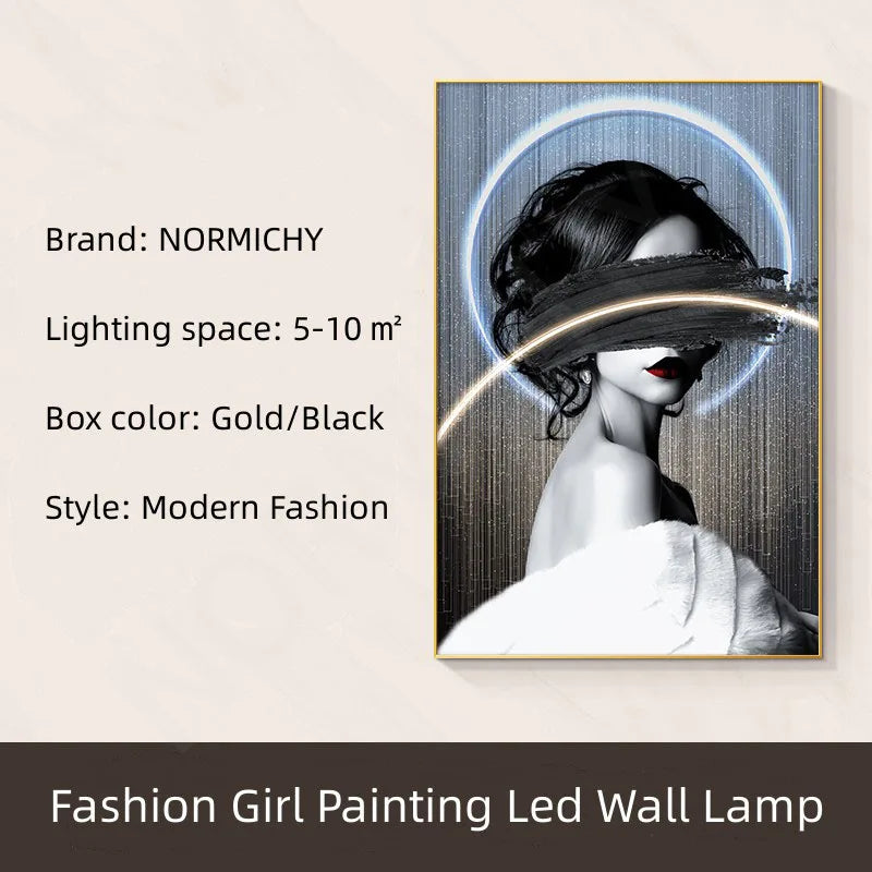 Dlight Decor Ceramic Art Wall Lamp for Interiors B / 140X40CM / Dimmable warm light|Black Border Wall Art