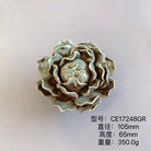 Handmade Ceramic Flower Knobs – Creative Cabinet and Drawer Knobs for Furniture Accessories CE17248GR Knobs