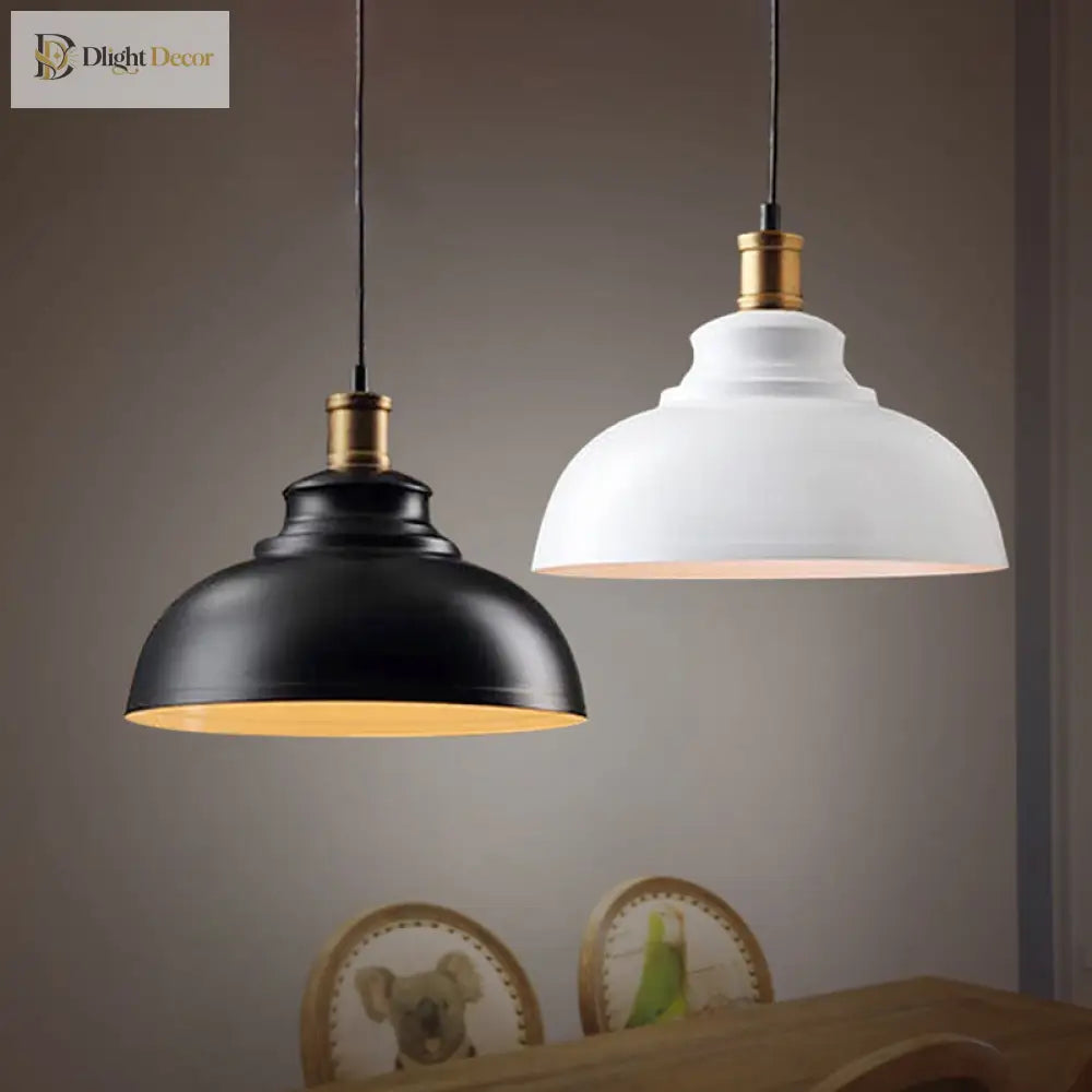 Aaliyah - Adjustable Industrial Dome Pendant Light Lighting
