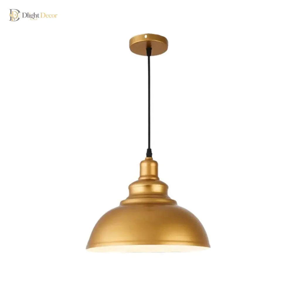 Aaliyah - Adjustable Industrial Dome Pendant Light Lighting