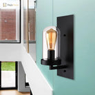 Abigail - Industrial Chic Wall Sconce With Clear Glass Shade Wall Light