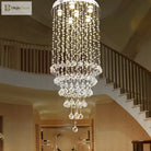 Adaline Elegance Meets Sparkling Light: Minimalist Crystal Flush Mount Ceiling Light