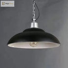 Adalynn Industrial Pendant: Dual Shades & Vintage Charm (Black Green Pendant Lighting