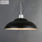 Adalynn Industrial Pendant: Dual Shades & Vintage Charm (Black Green Pendant Lighting