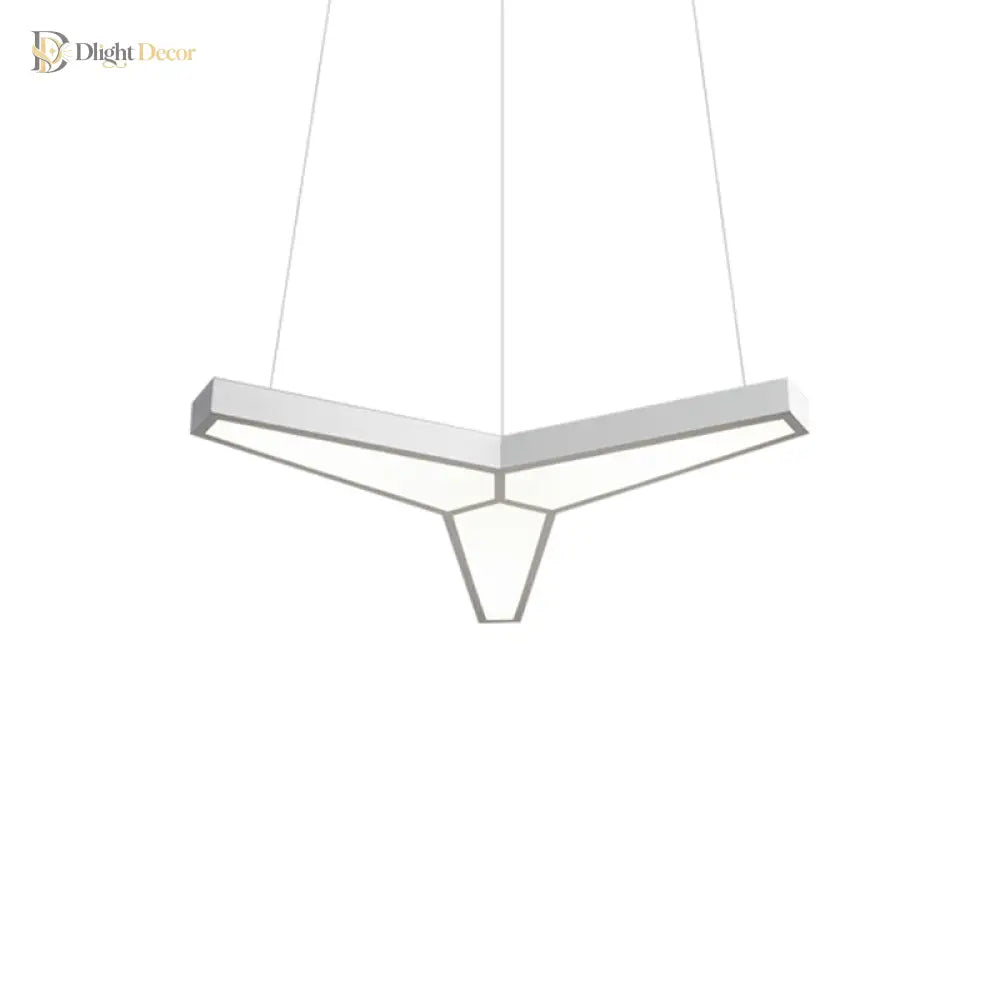 Addison Modern Y - Shaped Led Ceiling Lamp: Illuminate Your Space In Style Pendant Lighting