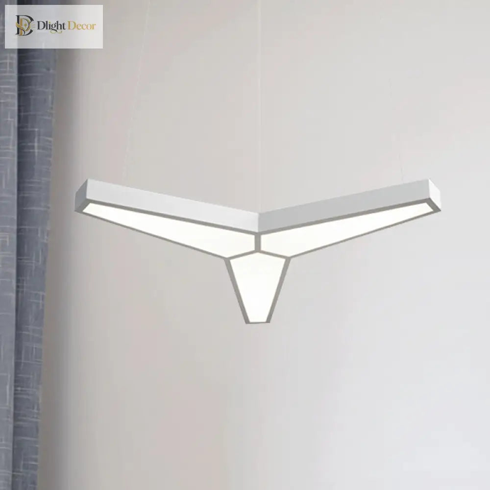 Addison Modern Y - Shaped Led Ceiling Lamp: Illuminate Your Space In Style Pendant Lighting