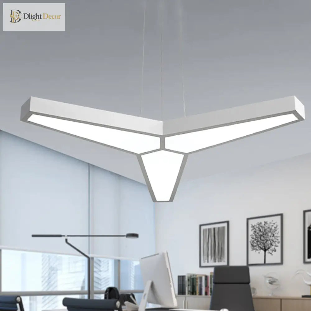 Addison Modern Y - Shaped Led Ceiling Lamp: Illuminate Your Space In Style Pendant Lighting