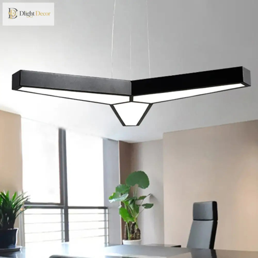 Addison Modern Y - Shaped Led Ceiling Lamp: Illuminate Your Space In Style Pendant Lighting