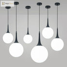 Adeline Modern Globe Pendant - Stylish Glass Light For Dining Rooms Lighting