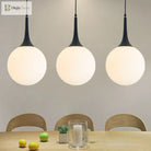 Adeline Modern Globe Pendant - Stylish Glass Light For Dining Rooms Lighting
