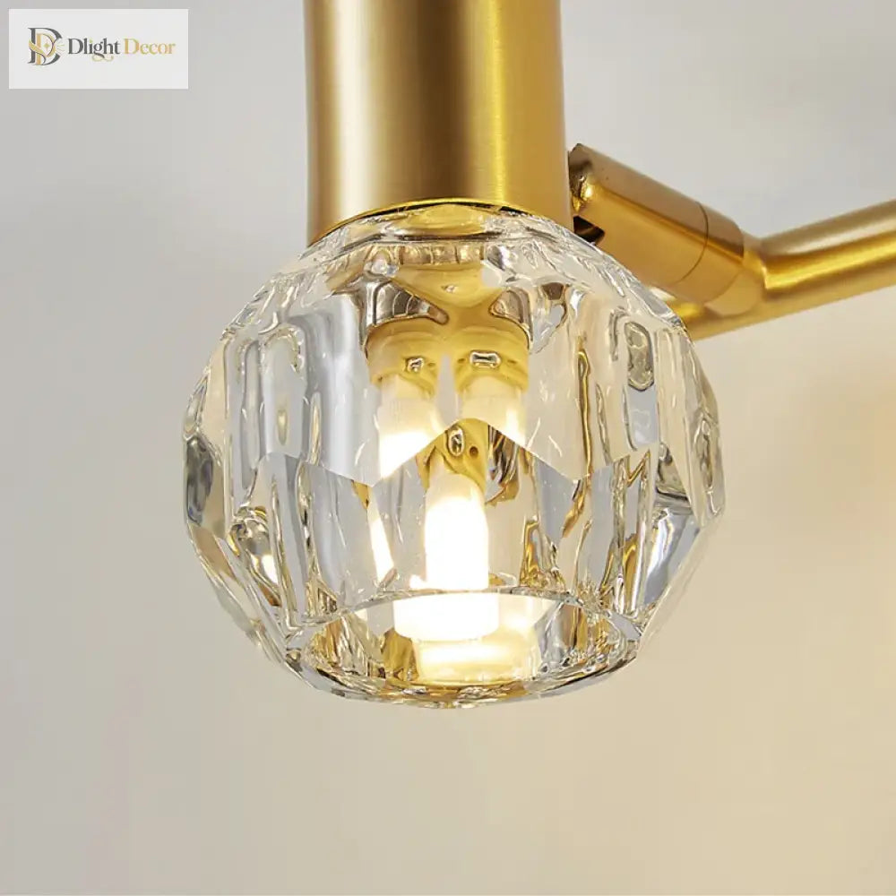 Adjustable Copper Vanity Lamp - Modern Led Mirror Light For Bedroom And Bathroom Wall Lamp