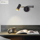 Modern Adjustable Wall Lamps - Swing Long Arm Design With Internal Switch For Household Bedside