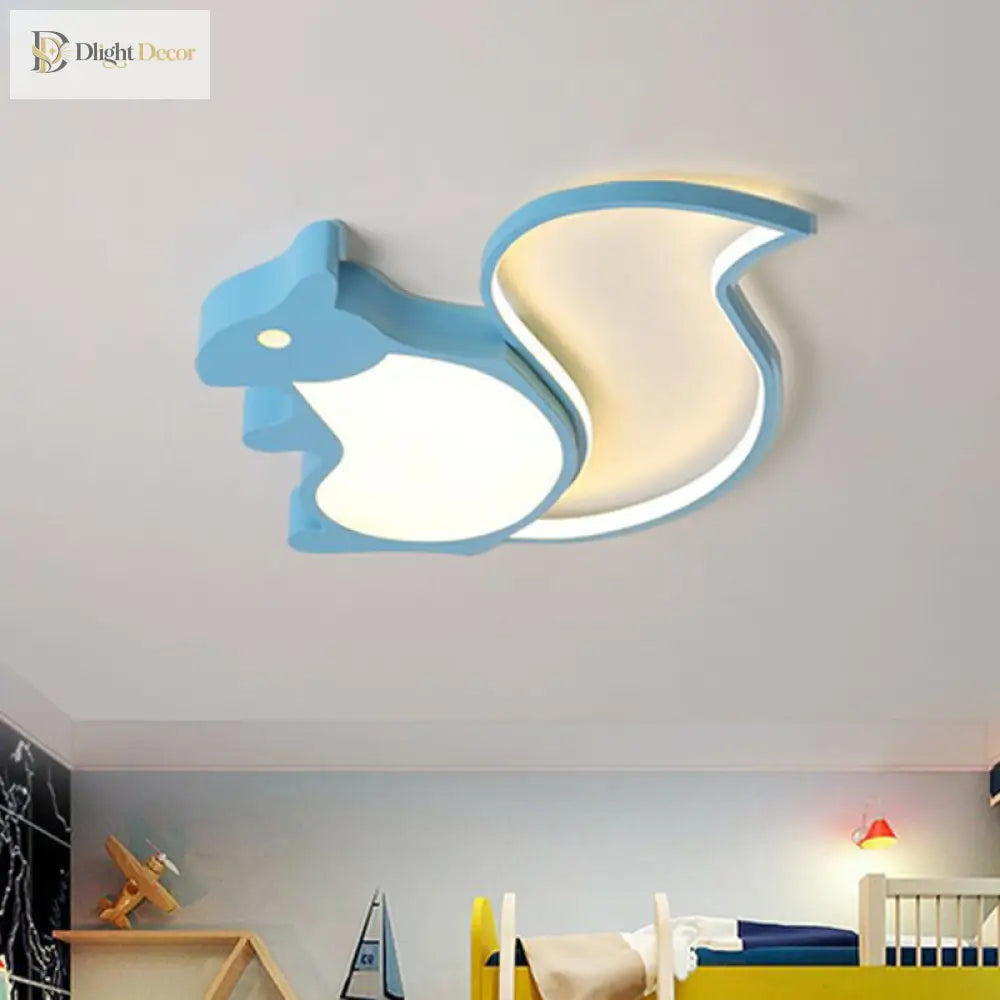 Adorable Squirrel Lights Up Your Child’s Room Ceiling Light