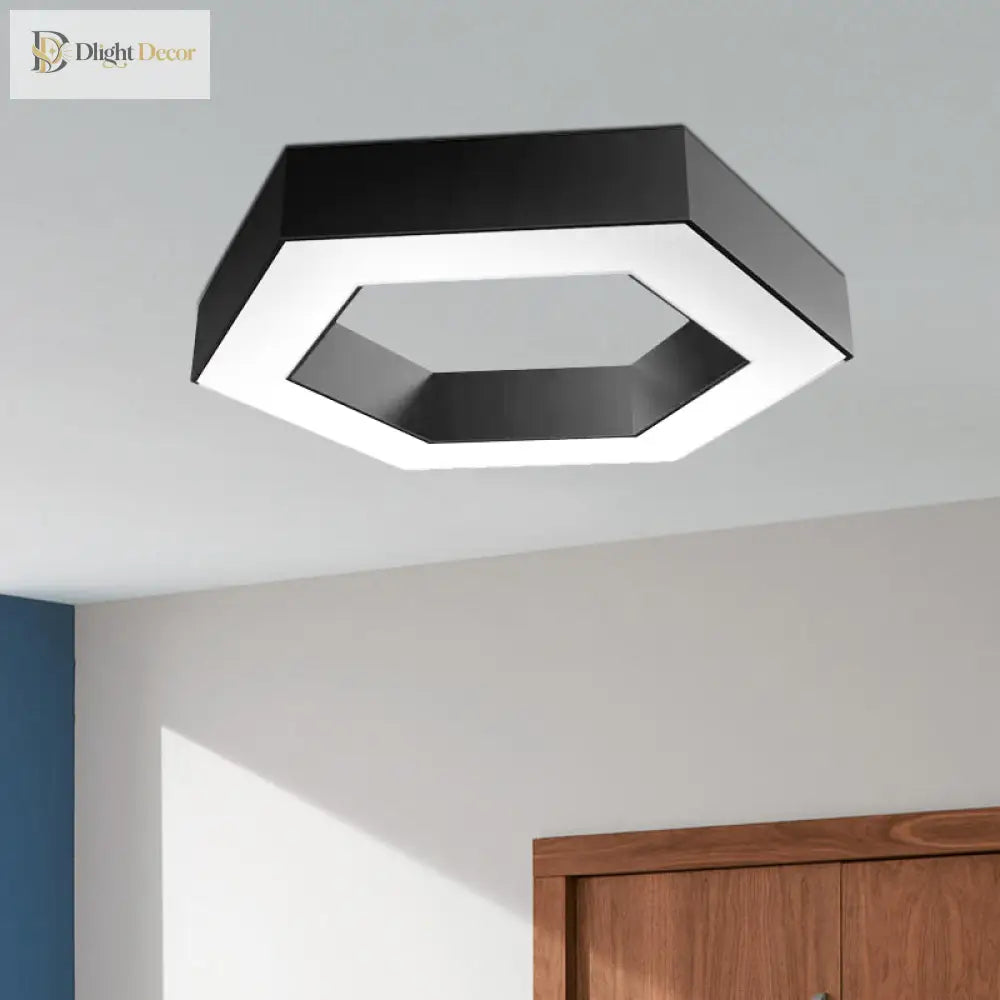Adriana Simplicity Meets Energy Efficiency: The Honeycomb Flush Mount Led Light Pendant Lighting