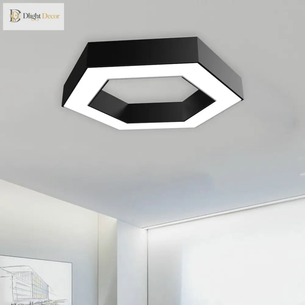 Adriana Simplicity Meets Energy Efficiency: The Honeycomb Flush Mount Led Light Pendant Lighting