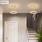 Aisle Entrance Way Corridor Led Ceiling Light - Modern Nordic Round Bistro Lamp Ideal For Indoor