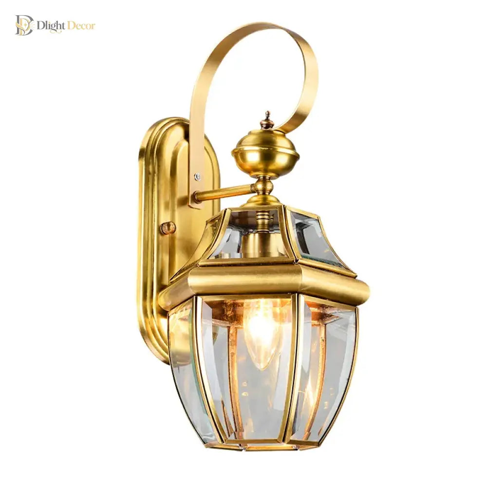 Alanna - European - Style All - Copper Wall Light Classic Elegance For Every Space Wall Lamp