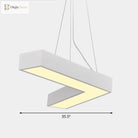 Alexandra Modern V - Shape Ceiling Light - Led Flush Mount In Black Or White Pendant Lighting
