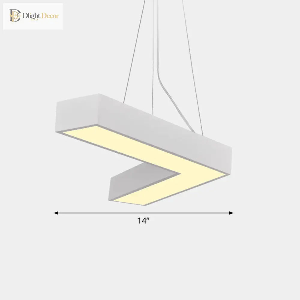 Alexandra Modern V - Shape Ceiling Light - Led Flush Mount In Black Or White Pendant Lighting