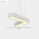 Alexandra Modern V - Shape Ceiling Light - Led Flush Mount In Black Or White Pendant Lighting