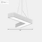 Alexandra Modern V - Shape Ceiling Light - Led Flush Mount In Black Or White Pendant Lighting
