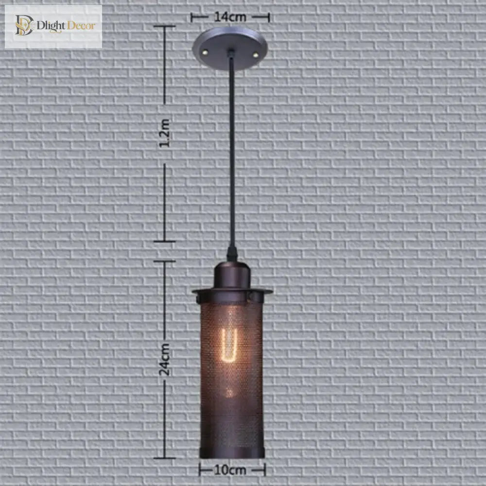 Alice’s Vintage Mesh Cage Pendant Light Lights