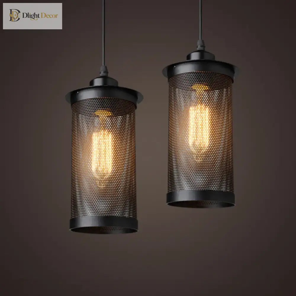 Alice’s Vintage Mesh Cage Pendant Light Lights