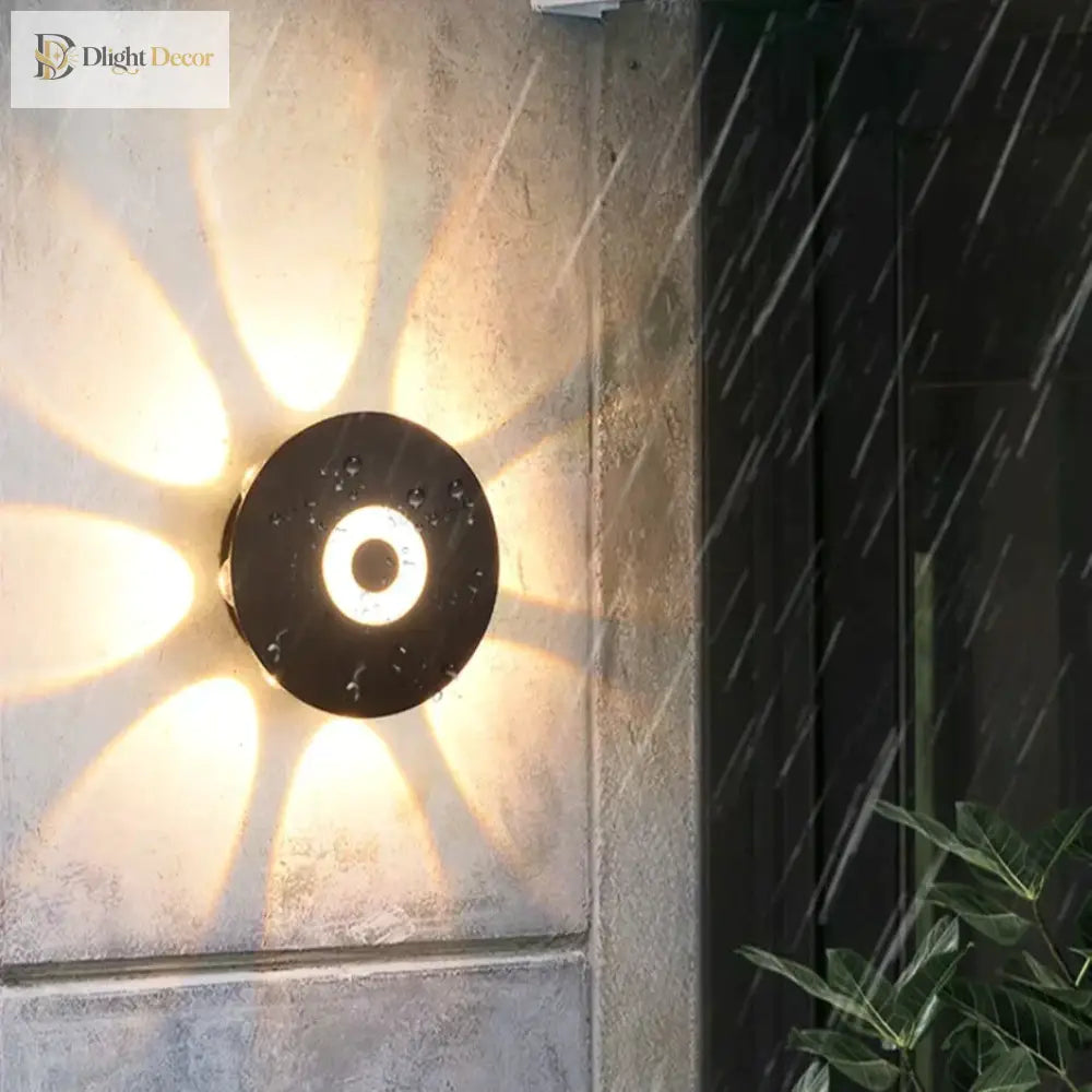 Amandine’s Led Outdoor Wall Sconce - Elegant Easy - To - Install Accent Light Lighting
