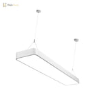 Amelia’s Elegant Rectangle Pendant: Modern Illumination In Black & White Pendant Lights