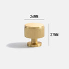 American Style Brass Cabinet Handles – Light Luxury Extended Wardrobe Door Pulls 9015-1-026 Handles