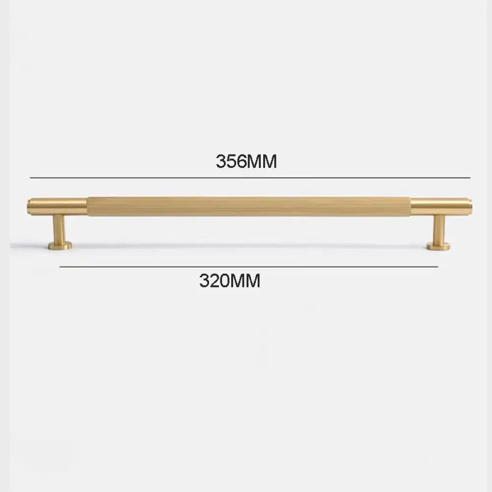 American Style Brass Cabinet Handles – Light Luxury Extended Wardrobe Door Pulls 9015-1-356 Handles
