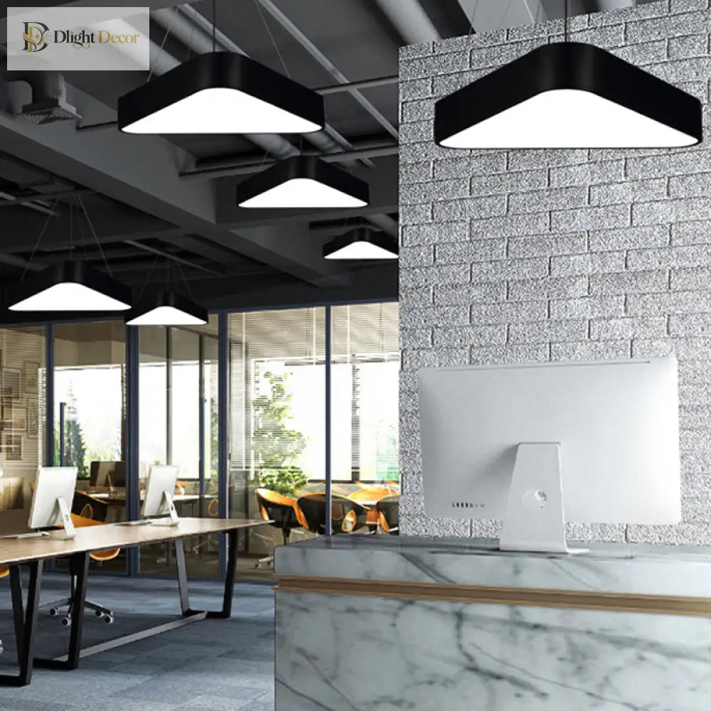 Amiyah Geometric Glow - Triangle Cafe Pendant Lamp Lighting