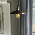 Aniyah Scalloped Pendant - Antique Copper Charm For Living Rooms Lights