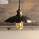Aniyah Scalloped Pendant - Antique Copper Charm For Living Rooms Lights
