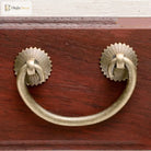 Antique Brass Arch Cabinet Pulls – Vintage Drawer Handles for Home Improvement Pulls