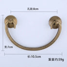 Antique Brass Arch Cabinet Pulls – Vintage Drawer Handles for Home Improvement Bronzer 80mm Pulls