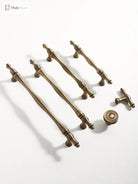 Antique Brass Furniture Cabinet Handle – American Vintage Wardrobe Knob and Drawer Pull Handles
