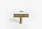 Antique Brass Handles – Old-Copper Wardrobe Knobs and Bronze Cabinet Pulls for Furniture 50mm Handles