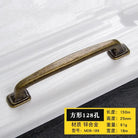 Antique Bronze Cabinet Handles - Retro Drawer Pulls Vintage Zinc Alloy Kitchen Hardware for Furniture Dresser and