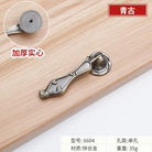 Antique Bronze Cabinet Handles - Vintage Zinc Alloy Drawer Pulls for Furniture 6604 single hole B Handles