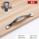 Antique Bronze Cabinet Handles - Vintage Zinc Alloy Drawer Pulls for Furniture 6608 96mm Handles