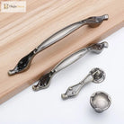 Antique Bronze Cabinet Handles - Vintage Zinc Alloy Drawer Pulls for Furniture Handles