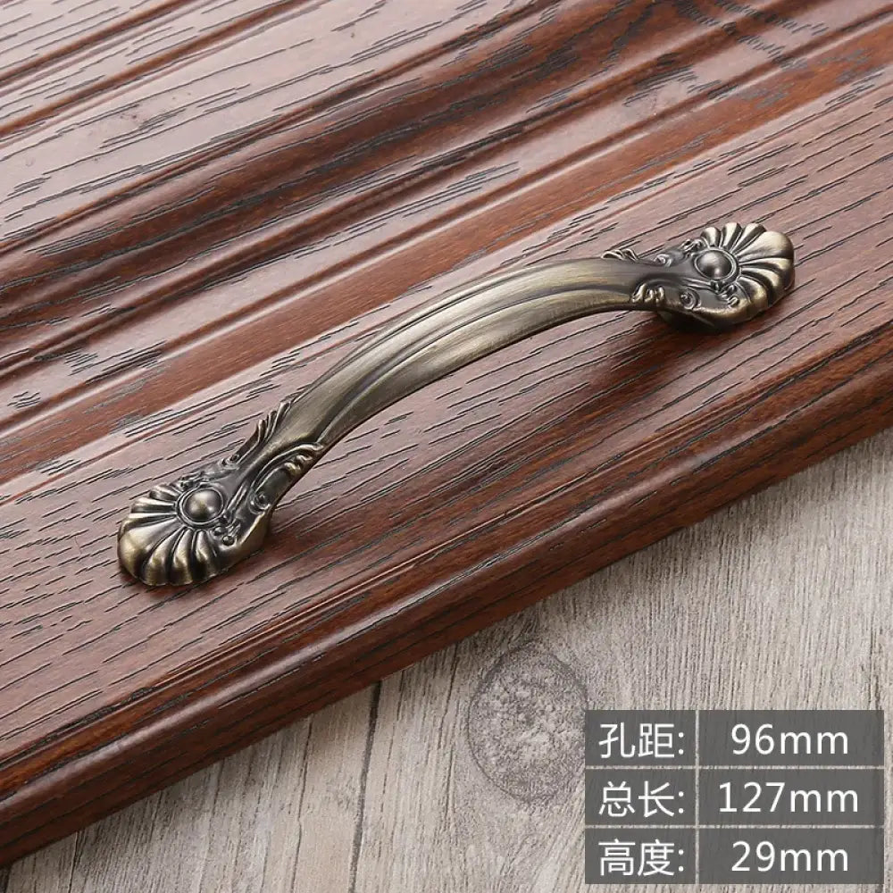 Antique Bronze Cabinet Knobs and Handles – Vintage Furniture Hardware 222-96mm Handles