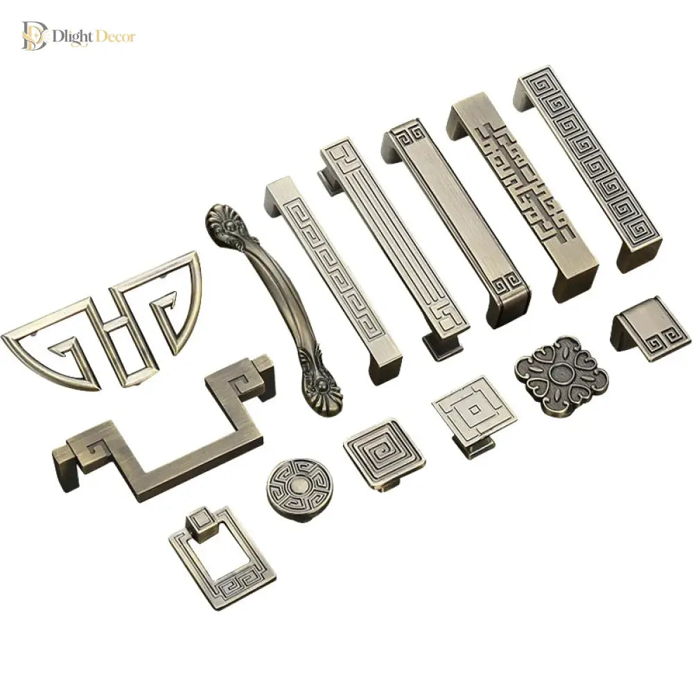 Antique Bronze Cabinet Knobs and Handles – Vintage Furniture Hardware Handles